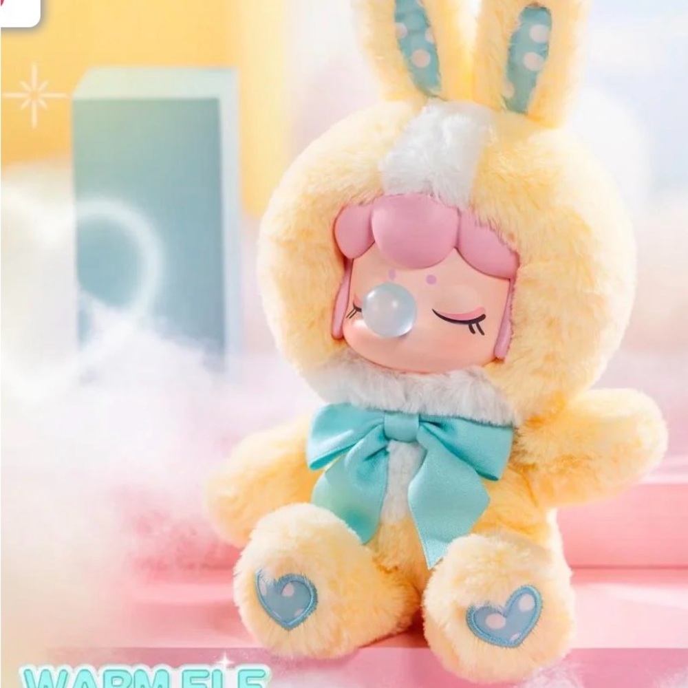 NEW Nanci Shining Bunny CONFIRMED Yellow Warm Elf Blind Box Plushie Figure - Picture 2 of 9
